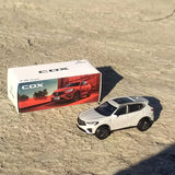 White Acura CDX 1:64 diecast model car with retail box