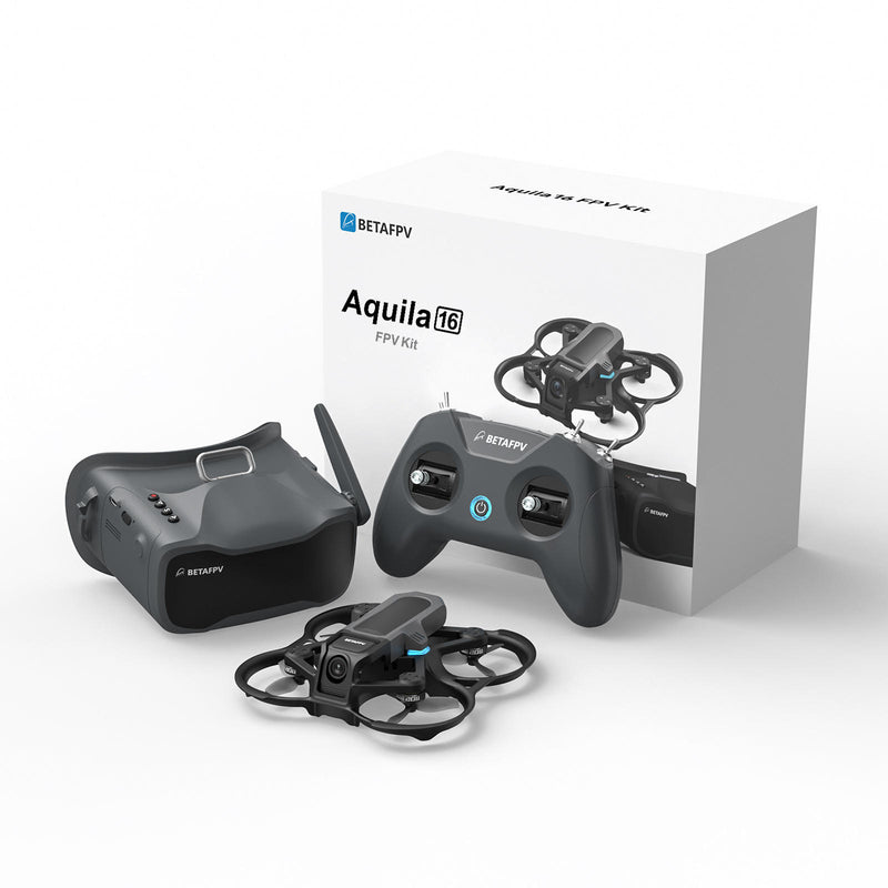 HOSHI BETAFPV Aquila 16 FPV Kit Brushless RC Drone With VR03 FPV Goggle First Visual Fun FPV Racing Drone for Outdoor / Indoor Drone