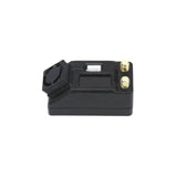Black FPV receiver module with two gold coax antenna connectors