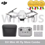 DJI Mini 4K Fly More Combo Camera Drone(3 Battery) DJI RC-N1C Remote Controller_ Drone