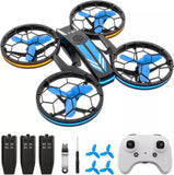 Mini Drones, RC Drone with Auto Hovering and Headless Mode, Quadcopter with LED Drone