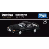 Takara Tomy Tomica Premium diecast Toyota Supra toy car, black