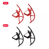 Aluminum alloy gimbal collision protection bars for drone, red and black