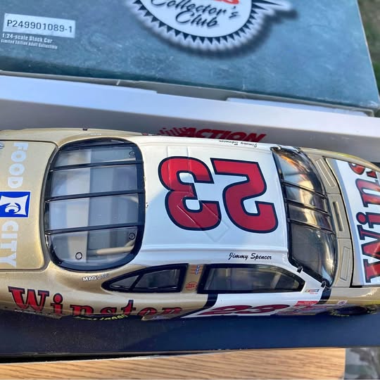 1:24 diecast race car model with Jimmy Spencer graphics and red 36 on hood