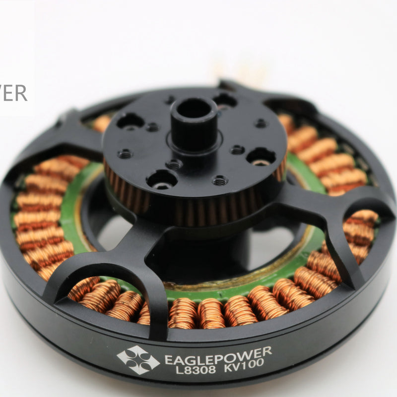 Eaglepower brushless motor stator with copper windings and mounting plate