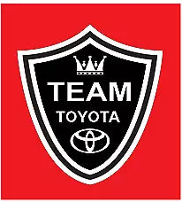 Toyota Team shield logo with crown and steering wheel icons