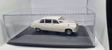 Cream 1/43 Daimler DS240 limousine diecast model car in clear display case