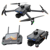 AE30 Drones 4K Brushless GPS RC FPV Drone with 3-Axis Gimbal Camera Obstacle Avoidance Large Remote Screen Like AE86 KF104