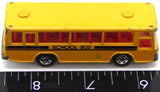 Vintage Tomica Hino Rainbow Skeleton Bus Diecast Car Yellow 41 School Parts
