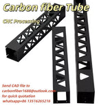 Carbon Fiber Tube Pipe Custom Cut Process RC Drone Frame FPV Part Arm Accessary Drone
