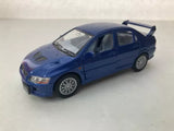 Kinsmart 1:36 DieCast Car - Mitsubishi Lancer Evolution VII Blue Toy