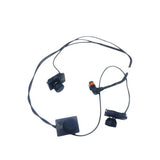 Drone weighing module with wired sensor connectors and power cable