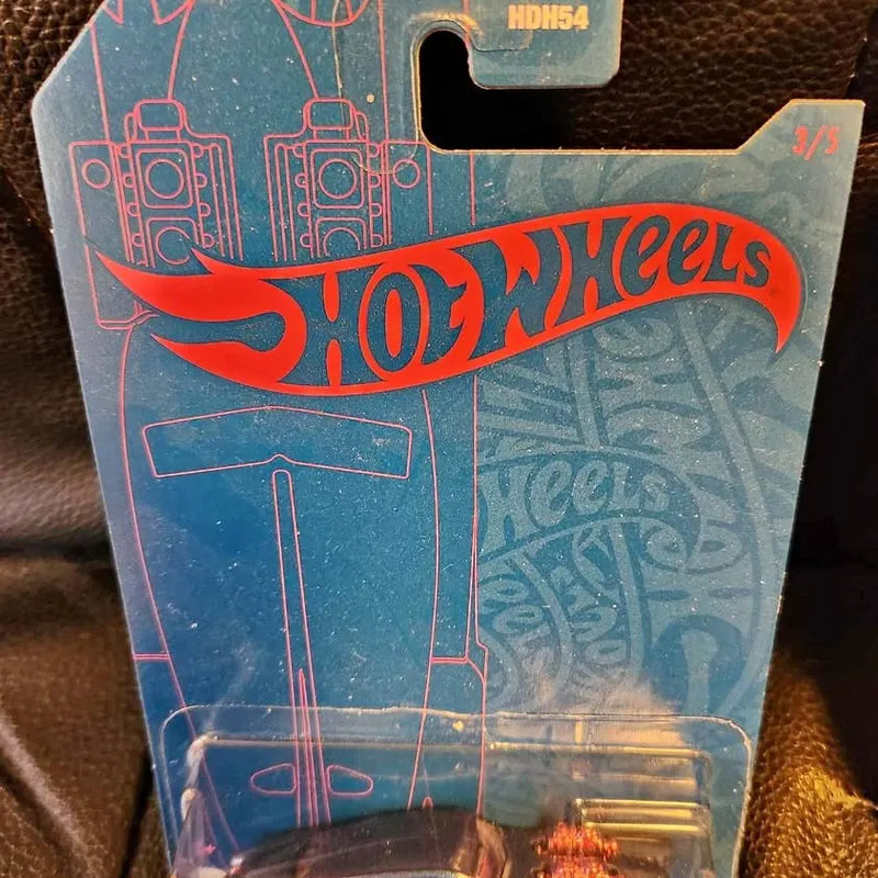 Hot Wheels diecast vehicle in blister pack with visible logo