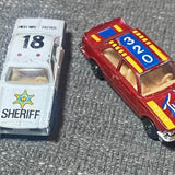 2- Yatming Diecast Vehicles No. 1029 & Police Cruiser* B-5 ( Hot wheel type) Ships to you