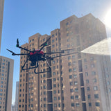 Power Washing Drone with 5000 PSI Jets Revolutionizes Commercial Building Exterior Cleaning in 2 Hours Drone