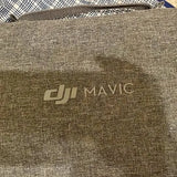 DJI Mavic textured gray carry case panel with logo