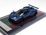 GB U2 1:64 Blue Carbon Zonda 760LH Racing Sports Model Diecast Resin Car Parts