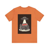 New Jersey Funny UFO Drones Pizza Shop Unisex Tee Shirt Drone