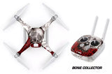 DJI Phantom 4 Drone Wrap RC Quadcopter Decal Sticker Custom Skin Accessory BONES Drone