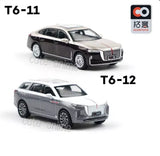 Xcartoys 1/64 HongQi H9 Model Toy Cars Collect Diecast Purple&Gold White&Gray Parts
