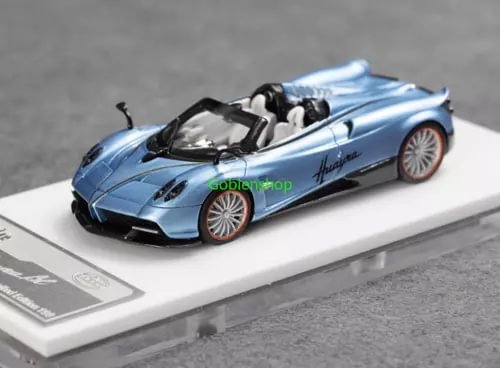 1:64 ice blue convertible sports diecast car model with open top and detailed wheels