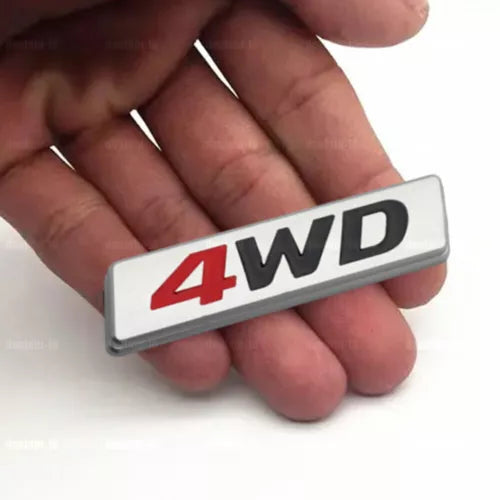 Diecast SUV model 4WD badge on front grille