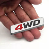 Diecast SUV model 4WD badge on front grille