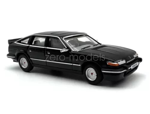 Black Rover SD1 diecast model car, silver grille and decals