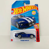 Blue & White 1996 Dodge Viper GTS Car Hot Wheels 2025 Diecast 4/10 Then & Now Series 176/250 Ships to you