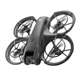V666 Cine Mini Drones for Kids RC FPV Wifi Drone Optical Flow Hovering Quadcopter with Remote Controller Screen Toys Gifts Drone