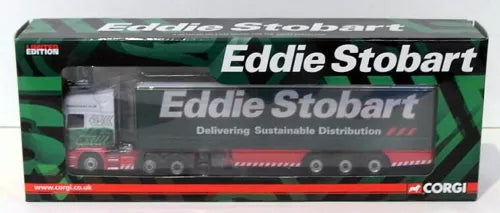 Eddie Stobart Scania R curtainside diecast truck model in retail box