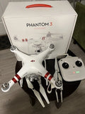 DJI Phantom 3 Standard QUADCOPTER  REMOTE  plus props Drone