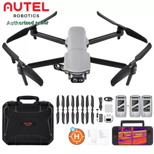 Autel Robotics EVO Lite 640T thermal drone with front camera and four propeller arms, gray