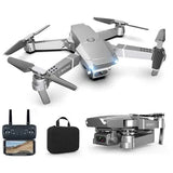 4k E68 RC Drone 4 Axis Aircraft Foldable Quadcopter HD WiFi FPV Camera 3 battery Drone
