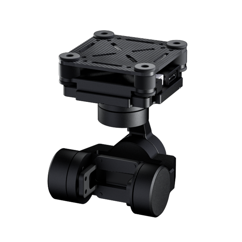 3-axis gimbal component mount bracket, black