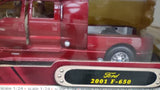 Motor Max Ford F-650 Super Truck Crewzer Pickup Diecast Model Red Parts