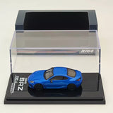1:64 Hobby Japan SUBARU BRZ S 10TH ANNIVERSARY LIMITED Blue HJ643047BL Diecast Toy