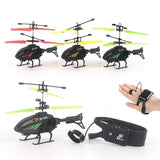 Watch Wrist Hand Controlled Induction Aircraft Impact Resistant Helicopter Drone Drone