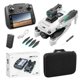 S159 GPS Quadcopter Brushless Drone 4KHD Dual Cameras 25 Minute Obstacle Avoidance LED Large Screen Remote RC Drone