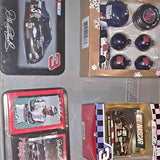 Die-cast car blister packs with multiple cars, assorted designs and logos.