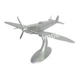 5 Feet Spitfire Aircraft Model Interior Decorative Outstanding Aeroplane Silver Finishing Wholesale Airplane Models Best Prices Drone