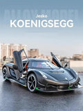 1:24 Koenigsegg Jesko Attack Alloy Sport Car Model Diecast Metal Racing Car Kid Parts