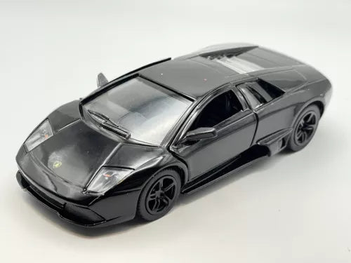 Black Lamborghini Murcielago LP640 diecast model toy car, 1:36 scale, front-left view