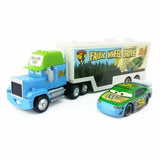 Pixar Cars No.54 Faux Wheel Drive Mack Truck & Car 1:55 Diecast Toy Loose Parts