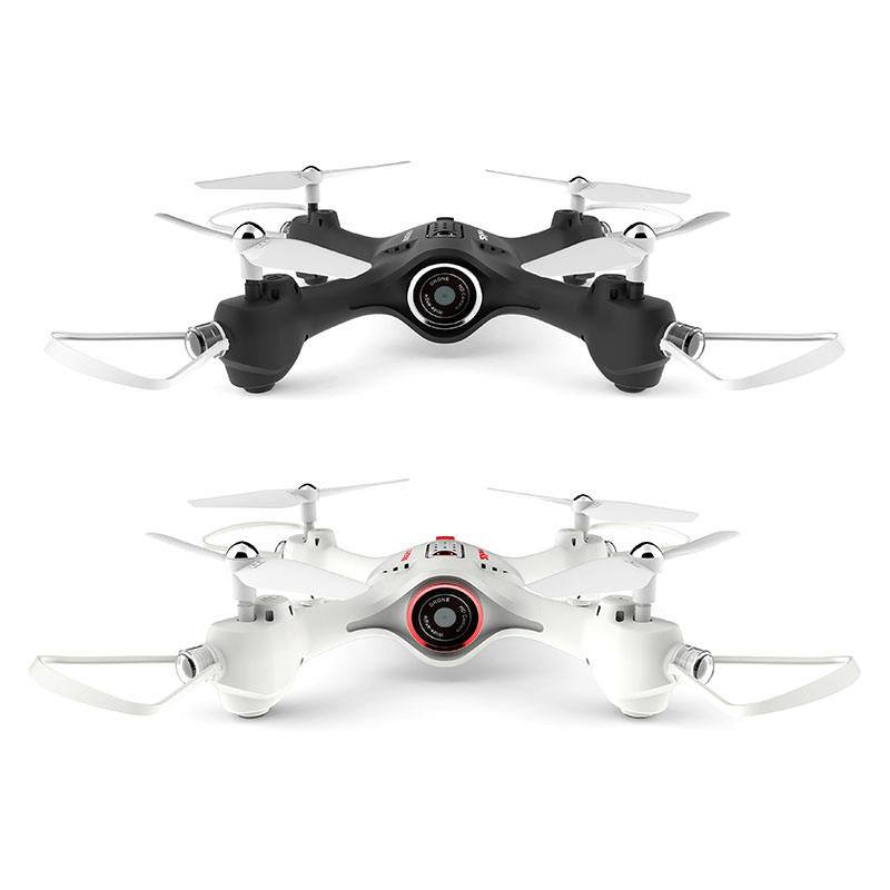 Mini quadcopter drone with Wi‑Fi camera, black and white models with 4 propellers