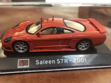 Saleen S7R - 2001 Orange 1:43 Diecast In Display Box Panini Unopened Parts