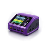 SkyRC Q200neo 4-channel intelligent balanced charger, purple with LCD and four output ports
