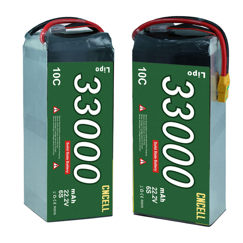 High Density 350wh/kg 33Ah 33000mAh 6S Solid State Battery for Heavy Payload Fixed Wing Drone Drone