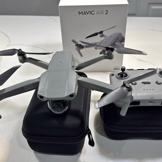 DJI Mavic Air 2 drone with controller and hard case