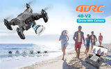 4DRC-V2 RC Quadcopter Mini Drone Foldable Wings WIFI FPV With Camera Bundle Kit! Drone